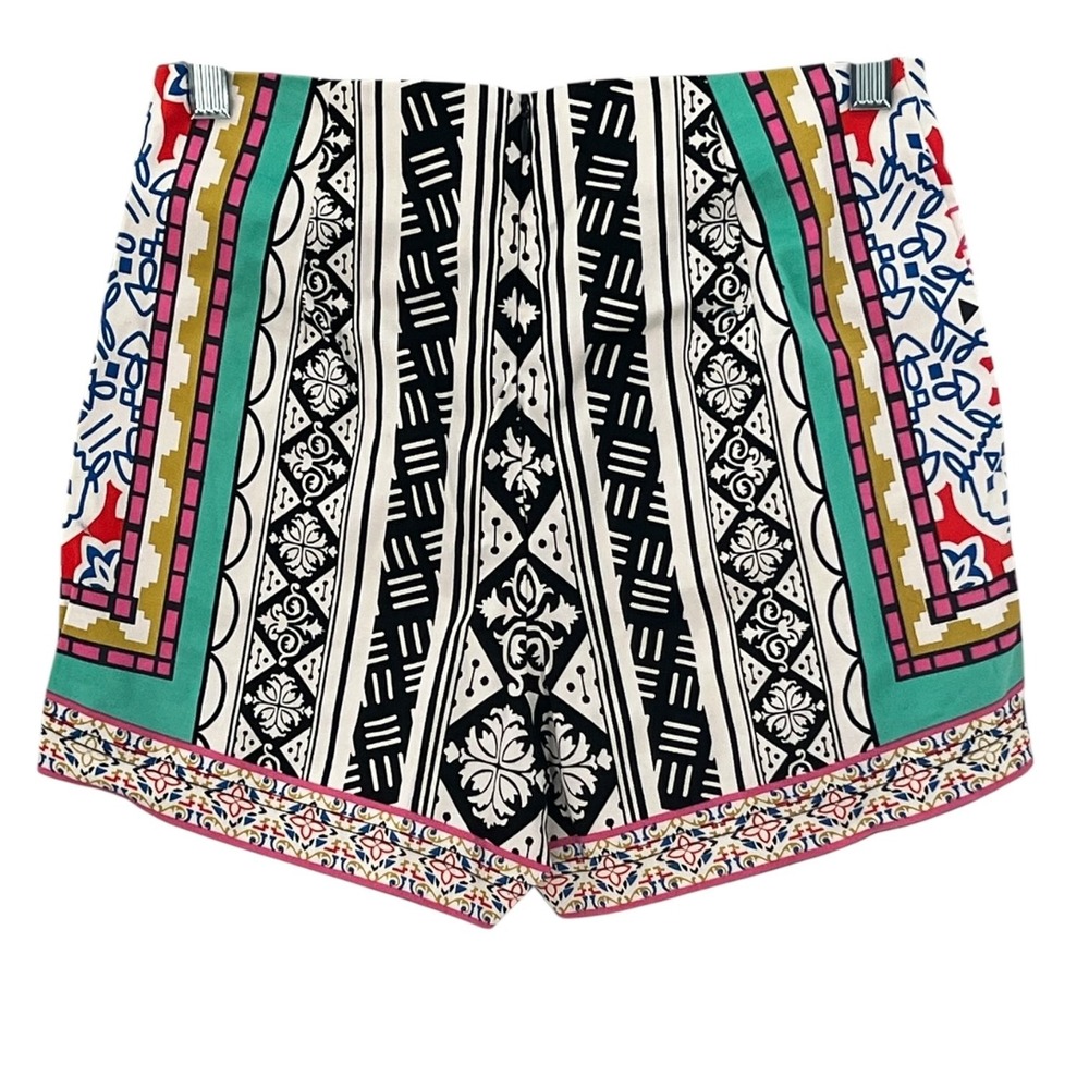 Flying Tomato Boho Tribal Aztec‎ Print Shorts Women Small Festival Summer Y2K